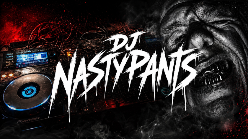 DJ Nastypants official hero banner with new logo